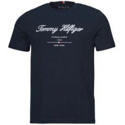 T-shirt Tommy Hilfiger SCRIPT LOGO TEE Marine EU S hommes