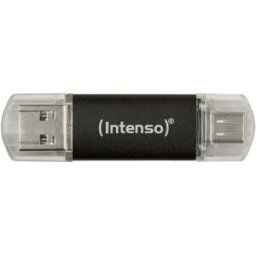 Intenso Twist Line Clé USB 64 GB anthracite 3539490 USB-A, USB-C®, USB 3.1