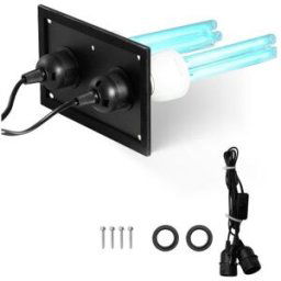 VEVOR Purificateur d'Air Conduit CVC Maison 50 W Lumière UV 126 mm pour Clim