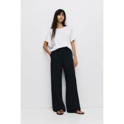 Pull&Bear Pantalon Habillé À Pinces Noir 40 female