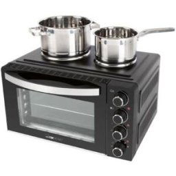 CLATRONIC Four micro-ondes combiné plaque de cuisson KK 3786