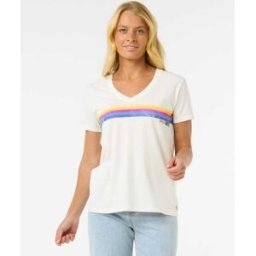 Rip Curl T-shirt Surfarama V Neck Bone S female