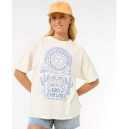 Rip Curl T-shirt San Carlos Heritage Bone XS female