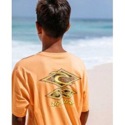 Rip Curl T-shirt Raw Energy Dolphin Enfant Mandarin Zest 16 male