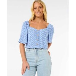 Rip Curl Haut Boutonné San Carlos Blue M female