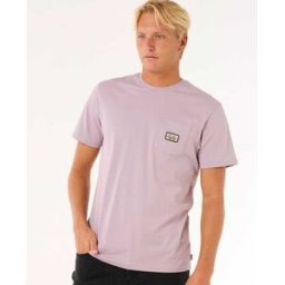 Rip Curl T-shirt Surf Paradise Badge Update Smokey Grape S male