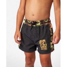 Rip Curl Short de bain Volley Kev Energy Block Enfant Washed Black 1-2 male