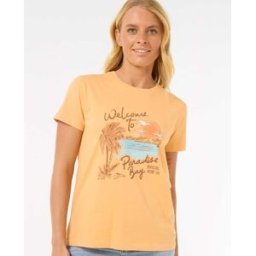 Rip Curl T-shirt Paradise Bay Standard Pastel Orange L female