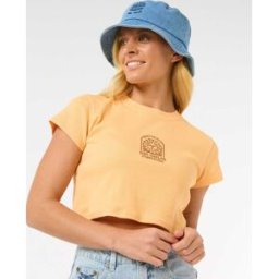 Rip Curl T-shirt San Carlos Baby Pastel Orange M female