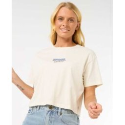 Rip Curl T-shirt Sun & Sea Crop Bone XL female