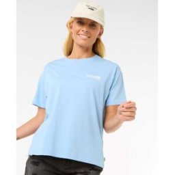 Rip Curl T-shirt Relax Ocean Tech Mid Blue L female