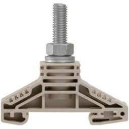 Weidmüller 1319040000 Borne pour conducteur de protection 16 mm raccord à boulon beige foncé 25 pc(s)