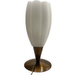 Lampe Tulipe Massive Vintage blanc 14x14x33