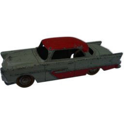 Voiture ancienne Dinky Toys Plymouth Belvedere rouge 4x12x4
