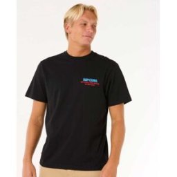 Rip Curl T-shirt Surf Revival Ding Repair Black L male