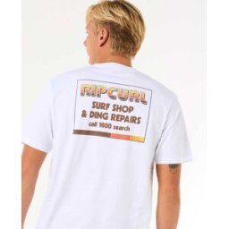 Rip Curl T-shirt Surf Revival Ding Repair White 2XL male