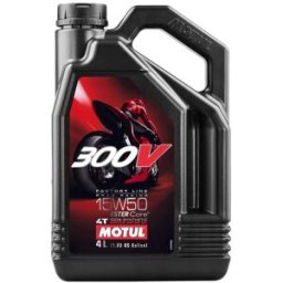 Huile moteur 4T Motul 300V factory line road racing 15W50 4L