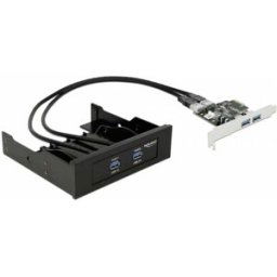 Delock 61893 2+2 ports Carte contrôleur USB 3.0