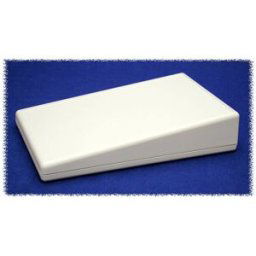 Boîtier pupitre Hammond Electronics 1599KTLGYBAT ABS gris (L x l x H) 220 x 140 x 40 mm 1 pc(s)