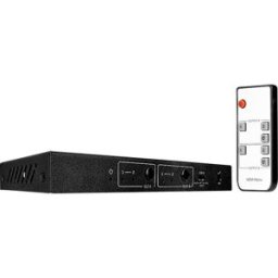 LINDY 2x2 HDMI 18G Matrix Switch 2+2 ports Switch matrice HDMI 4096 x 2160 pixels noir