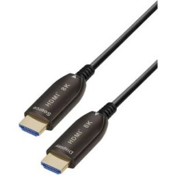 Câble de raccordement Maxtrack HDMI Fiche mâle HDMI-A, Fiche mâle HDMI-A 15.00 m noir C 507-15 ML 8K UHD Câble HDMI