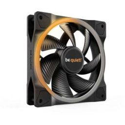 BeQuiet Light Wings Ventilateur pour PC noir (l x H x P) 120 x 25 x 120 mm avec éclairage LED