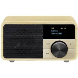 Sangean Genuine Mini DDR-7 Radio de table DAB+, FM AUX, Bluetooth bois