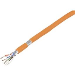TRU COMPONENTS TC-8400860 Câble réseau CAT 7 S/FTP 4 x 2 x 0.24 mm² orange 305 m