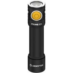 ArmyTek Prime C2 Magnet USB White LED Lampe de poche avec clip ceinture, avec étui à batterie 930 lm 105 g