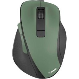 Hama Souris ergonomique radio optique vert forêt 6 Boutons 1600 dpi ergonomique, rechargeable