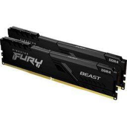 Kingston FURY Beast Mémoire pour PC DDR4 32 GB 2 x 16 GB 3200 MHz DIMM 288 broches CL16 KF432C16BBK2/32