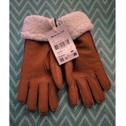 Gants Maison 123 Gants neufs cuir camel, Maison 123, Taille S Marron