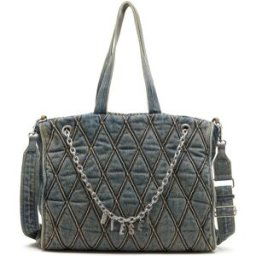 Diesel - Charm-D-Sac tote en denim matelassé Argyle - Sacs cabas - Femme - Bleu UNI