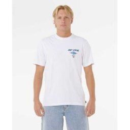 Rip Curl T-shirt à manches courtes Fade Out Icon White 2XL male