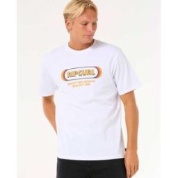 Rip Curl T-shirt Surf Revival Yo Mumma White 2XL male