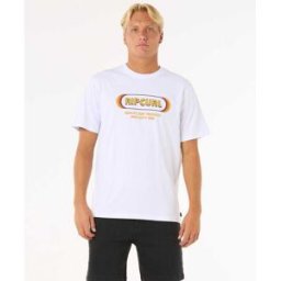 Rip Curl T-shirt Surf Revival Yo Mumma White XL male
