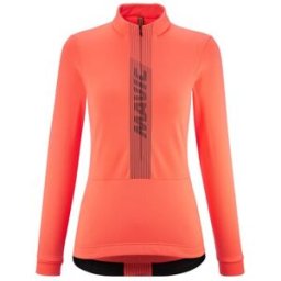 Maillot Mavic Ksyrium Thermo Manches longues Femme Corail