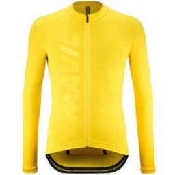 Maillot Mavic Aksium Thermo Manches longues Homme Jaune