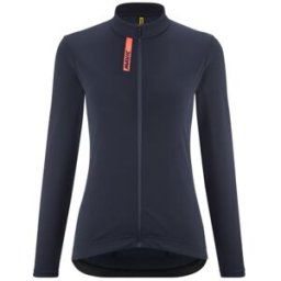 Maillot Mavic Aksium Thermo Manches longues Femme Bleu foncé
