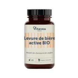 Vitavea Levure de Bière Active Bio 45 Unités - Pot 45 gélules