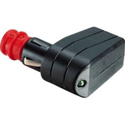 ProCar Fiche allume-cigare coudée à LED