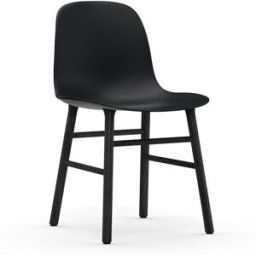 Normann Copenhagen Chaise Form pieds noirs Noir