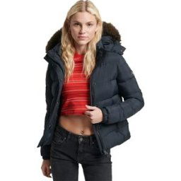 Doudoune Superdry Classic winter Femme Noir M