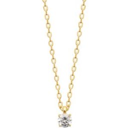 Collier Femme plaqué or oxyde de zirconium 4mm Maison de la Bijouterie UW30W445 female