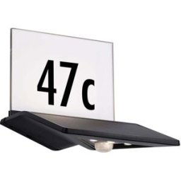 Paulmann 94243 Yoko Lampe solaire pour numéro de maison avec détecteur de mouvements CEE: G (A - G) 1.2 W blanc chaud anthracite