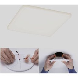Paulmann 92395 EB Panel Veluna VariFit Luminaire à LED encastrable 17 W satin