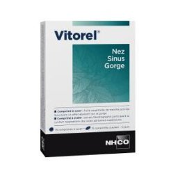 NHCO Vitorel Nez Sinus et Gorge 30 Comprimés - Boîte 15 comprimés à sucer + 15 comprimés à avaler
