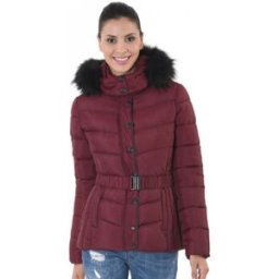 Doudounes Kaporal Doudoune Femme Body Bordeaux Rouge