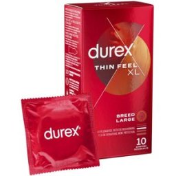 Durex - Préservatifs Thin Feel XL - 10 pièces