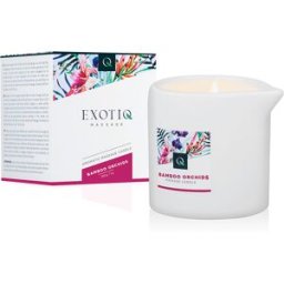 Exotiq Massage Bougie de massage orchidées en bambou Exotiq - 200 g
